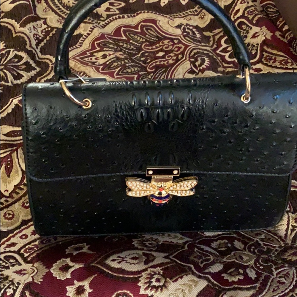 Black hand bag